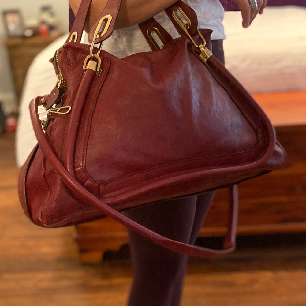Chloe Paraty large satchel handbag